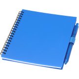 Vue 11 de Ensemble carnet à couverture souple en plastique recyclé et stylo bille (encre bleue) Niove