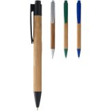 Vue 4 de Stylo bille en bambou Borneo (encre noire)