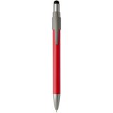 Vue 7 de Stylo bille recyclé RCS avec stylet et toupie antistress (encre bleue) Rill