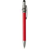Vue 11 de Stylo bille recyclé RCS avec stylet et toupie antistress (encre bleue) Rill