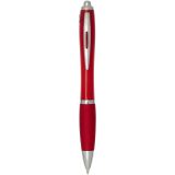 Vue 9 de Stylo bille en plastique recyclé RCS avec corps et grip colorés (encre noire) Nash