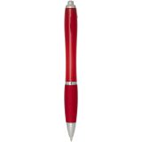 Vue 11 de Stylo bille en plastique recyclé RCS avec corps et grip colorés (encre noire) Nash