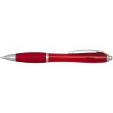 Vue 10 de Stylo bille en plastique recyclé RCS avec corps et grip colorés (encre noire) Nash