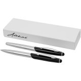 Vue 1 de Kit avec Stylo bille stylet et stylo roller Geneva (encre bleue)