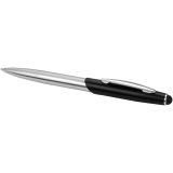 Vue 4 de Kit avec Stylo bille stylet et stylo roller Geneva (encre bleue)