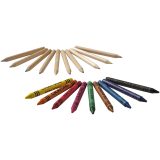 Vue 3 de Kit de crayons et crayons gras colorés 19 pièces Lucky