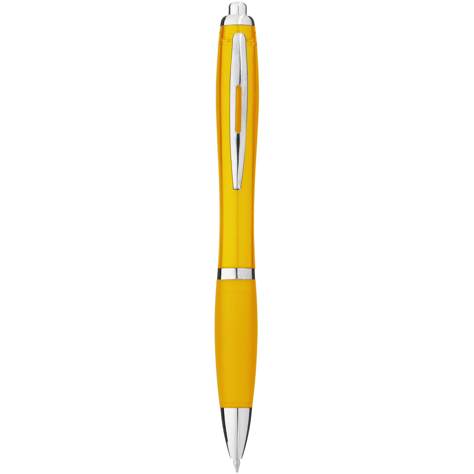Stylo bille avec corps et grip colorés Nash (encre bleue)