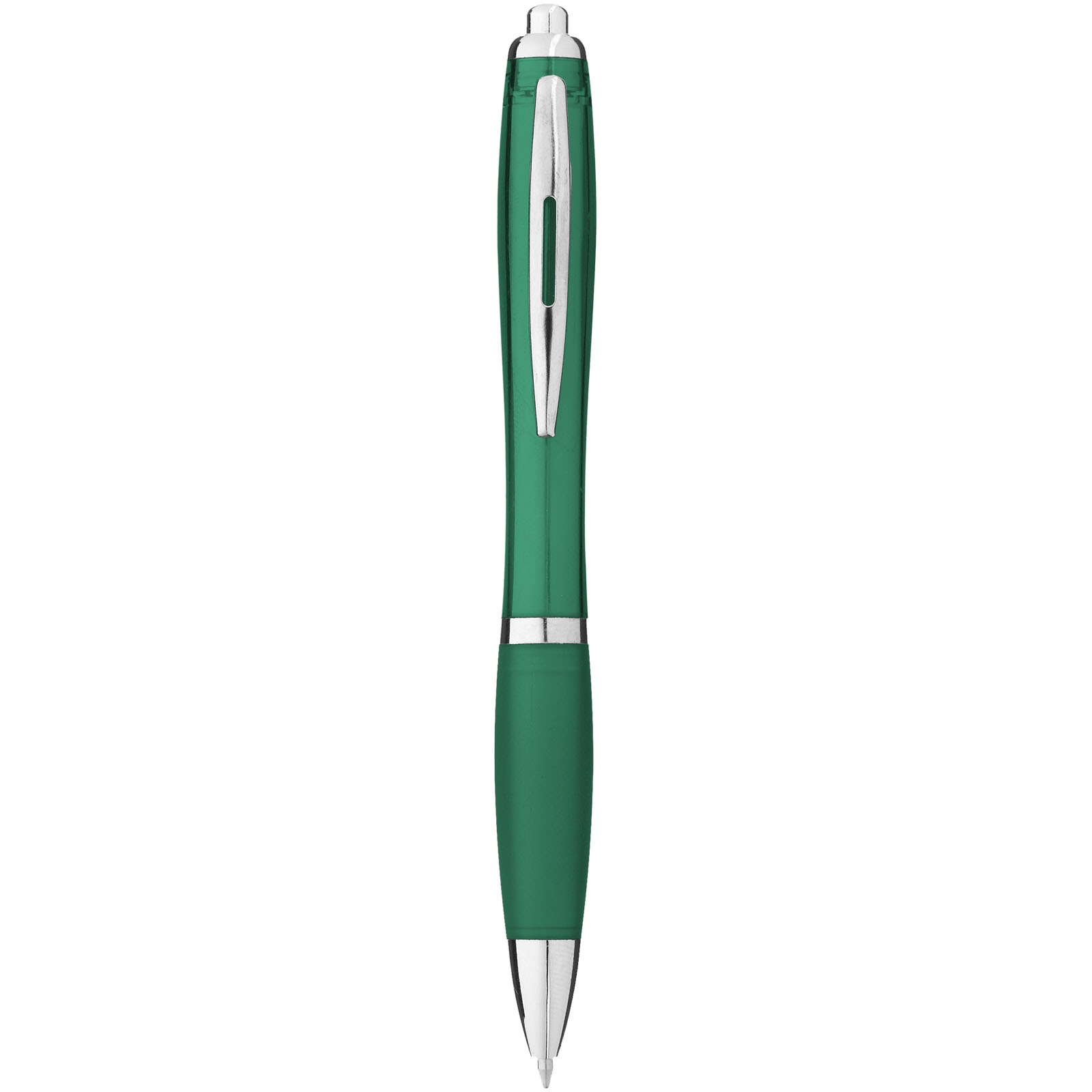 Stylo bille avec corps et grip colorés Nash (encre bleue)