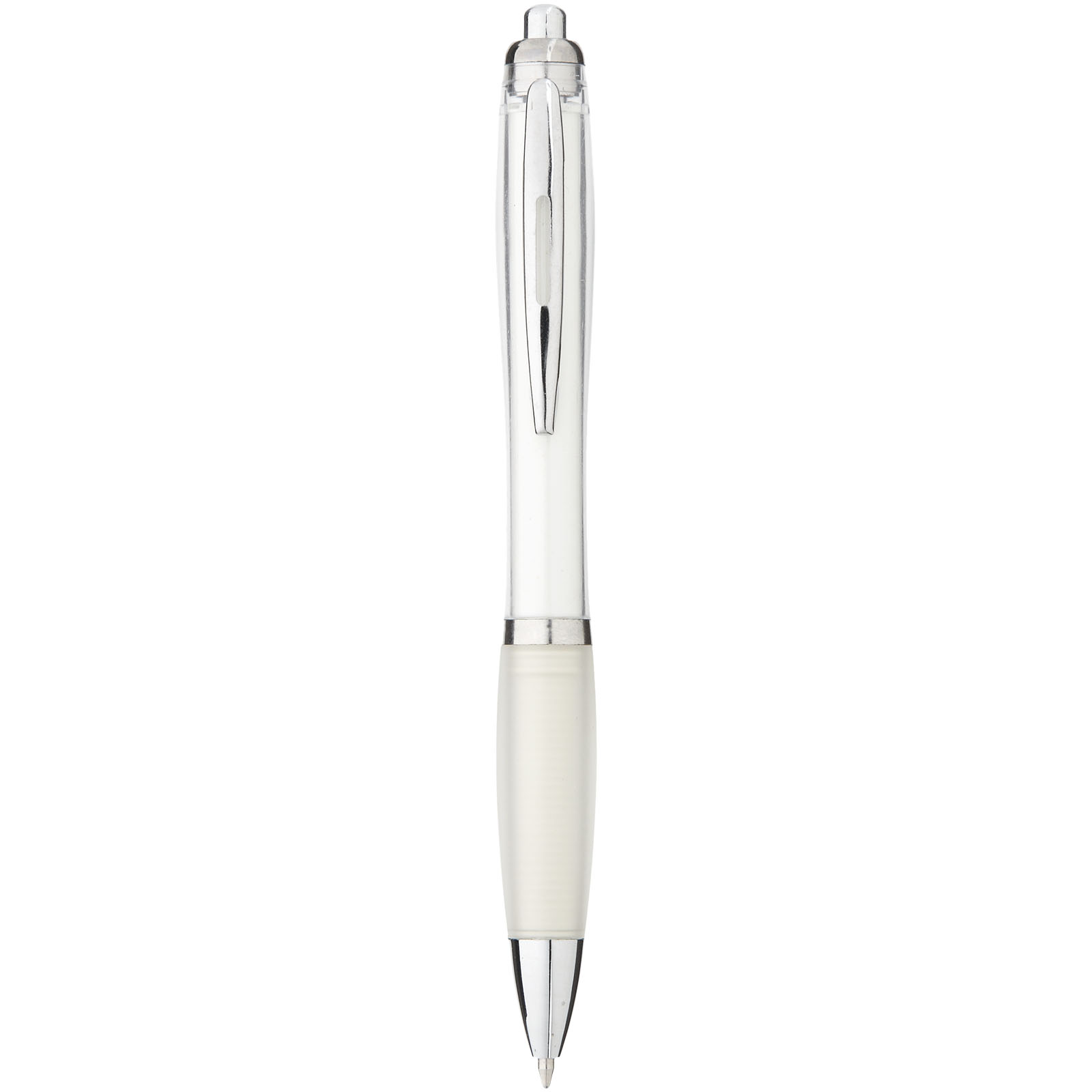 Stylo bille avec corps et grip colorés Nash (encre bleue)