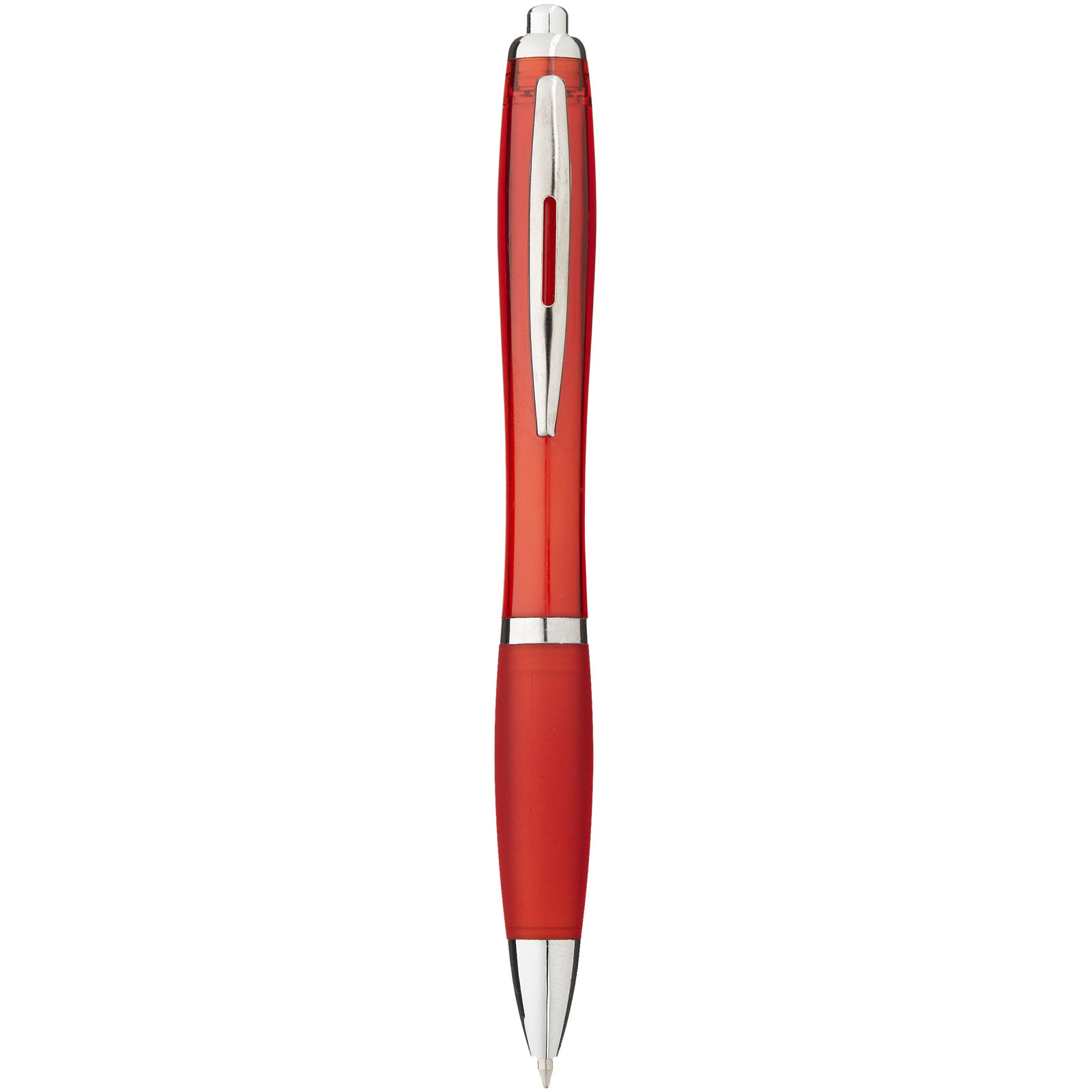 Stylo bille avec corps et grip colorés Nash (encre bleue)