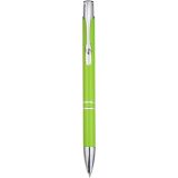Vue 1 de Stylo bille rétractable en aluminium Moneta (encre bleue)