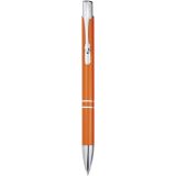 Vue 1 de Stylo bille rétractable en aluminium Moneta (encre bleue)