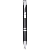Vue 5 de Stylo bille rétractable en aluminium Moneta (encre bleue)