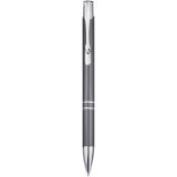 Vue 10 de Stylo bille rétractable en aluminium Moneta (encre bleue)