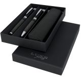 Vue 1 de Parure de stylos bille et roller avec étui Carbon (encre noire)