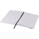 Vue 8 de Carnet de notes blanc A5 Spectrum avec élastique de couleur