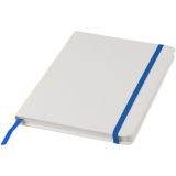 Vue 9 de Carnet de notes blanc A5 Spectrum avec élastique de couleur