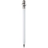 Vue 3 de Stylo à bille à mécanisme rotatif SMART en aluminium recyclé (encre noire)