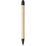 Vue 10 de Stylo bille en carton recyclé et plastique de maïs Berk (encre noire)