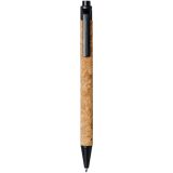 Vue 7 de Stylo bille Midar en liège et paille de blé (encre noire)