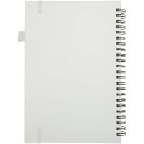 Vue 3 de Cahier à spirales Liss A5 à couverture rigide en plastique recyclé