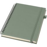 Vue 1 de Cahier à spirales Liss A5 à couverture rigide en plastique recyclé