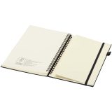 Vue 5 de Cahier à spirales Liss A5 à couverture rigide en plastique recyclé