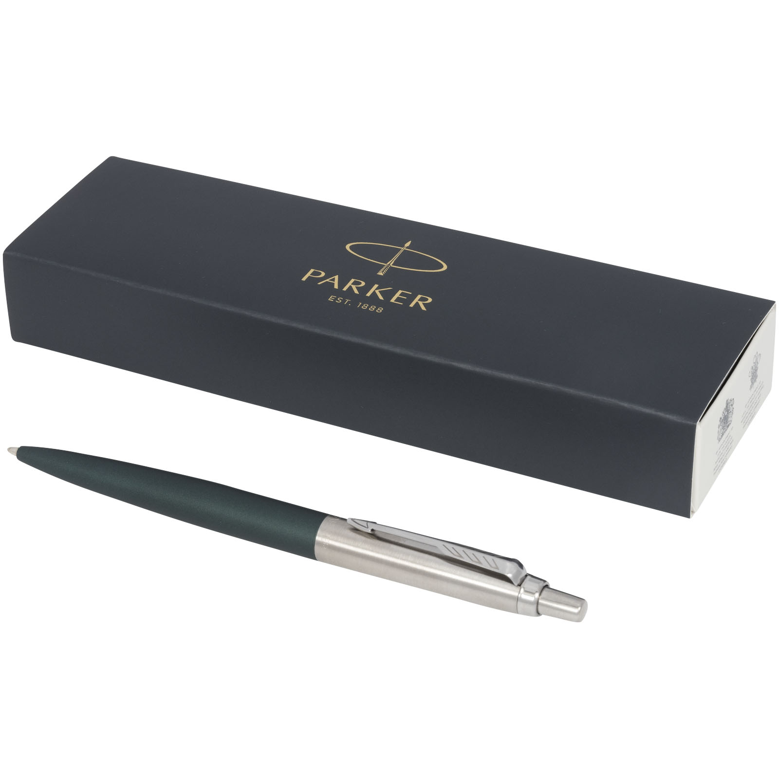 Stylo bille mat Jotter XL Parker avec finitions chrome (encre bleue)
