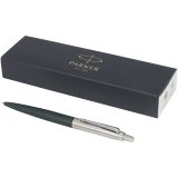 Vue 1 de Stylo bille mat Jotter XL Parker avec finitions chrome (encre bleue)