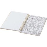 Vue 4 de Cahier à couverture rigide Squiggle B6 et lot de marqueurs