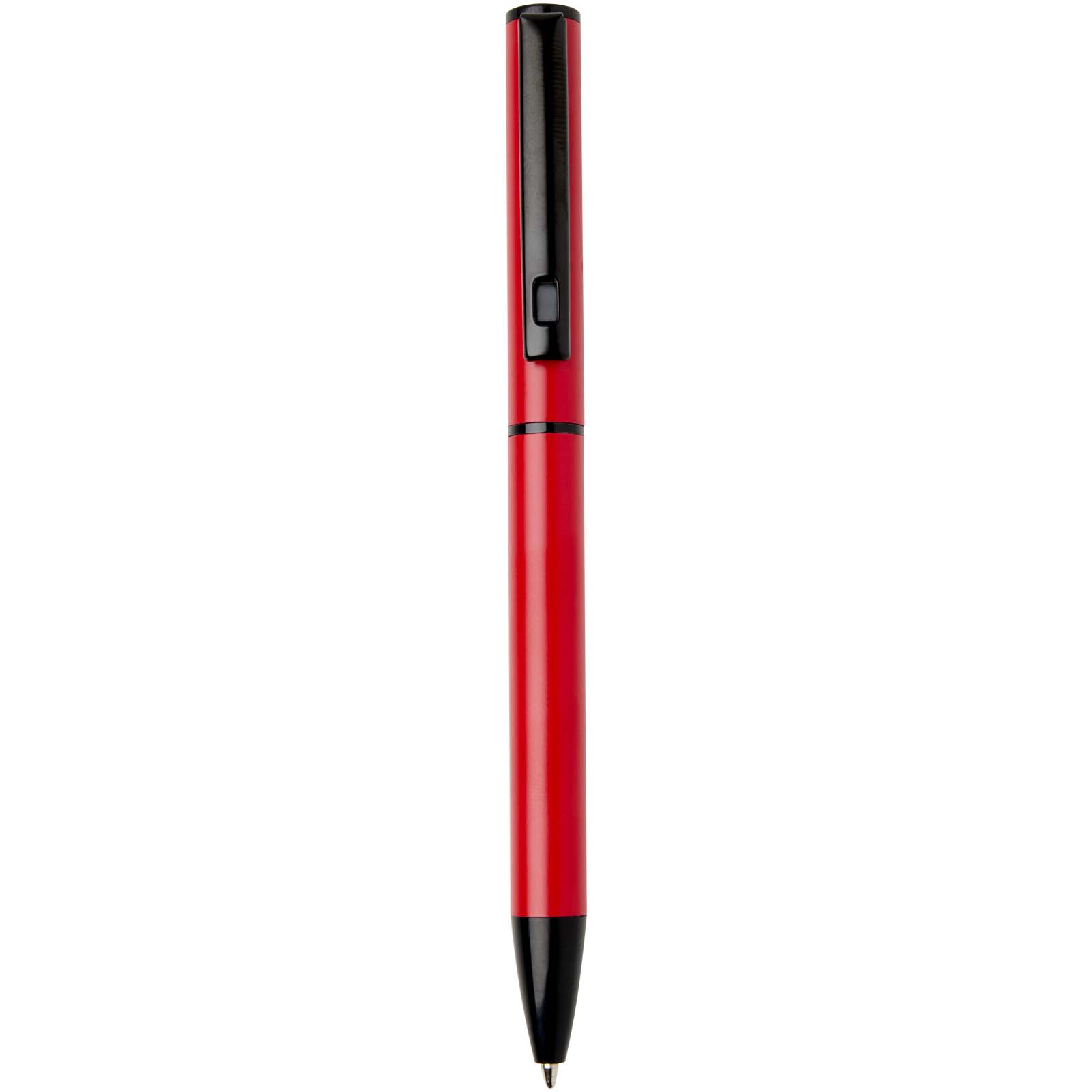 Stylo à bille à ressort en aluminium recyclé Verton avec capuchon (encre bleue)