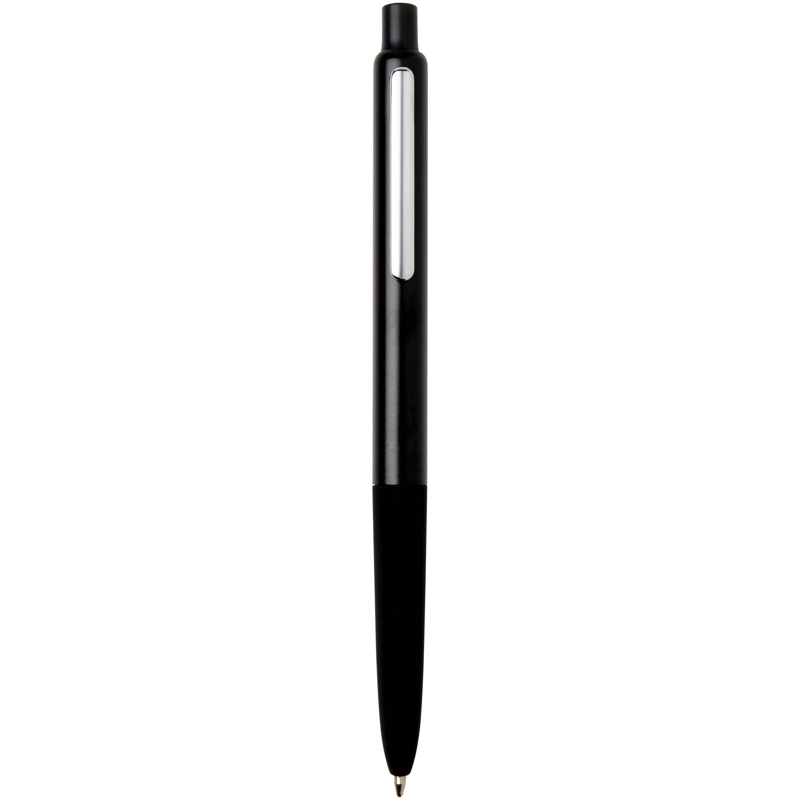 Stylo à bille Soffit en aluminium recyclé, à mécanisme à clic et anodisé (encre bleue)