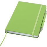 Vue 1 de Ensemble comprenant un cahier en papier recyclé Spectrum A5 et un stylo à bille