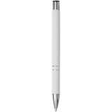 Vue 3 de Stylo bille rétractable doux au toucher Moneta (encre noire)