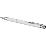 Vue 4 de Stylo bille rétractable doux au toucher Moneta (encre noire)