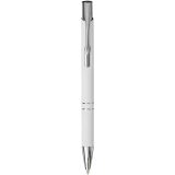 Vue 2 de Stylo bille rétractable doux au toucher Moneta (encre noire)