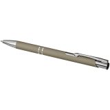 Vue 12 de Stylo bille rétractable doux au toucher Moneta (encre noire)