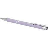 Vue 3 de Stylo bille rétractable doux au toucher Moneta (encre noire)