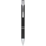Vue 6 de Stylo bille rétractable en aluminium anodisé Moneta (encre noire)