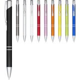 Vue 9 de Stylo bille rétractable en aluminium anodisé Moneta (encre noire)