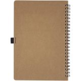 Vue 3 de Carnet Cobble A5 à spirales en carton recyclé avec papier de pierre