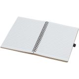 Vue 4 de Carnet Cobble A5 à spirales en carton recyclé avec papier de pierre