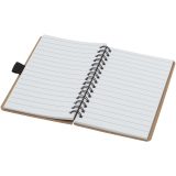 Vue 4 de Carnet Cobble A6 à spirales en carton recyclé avec papier de pierre