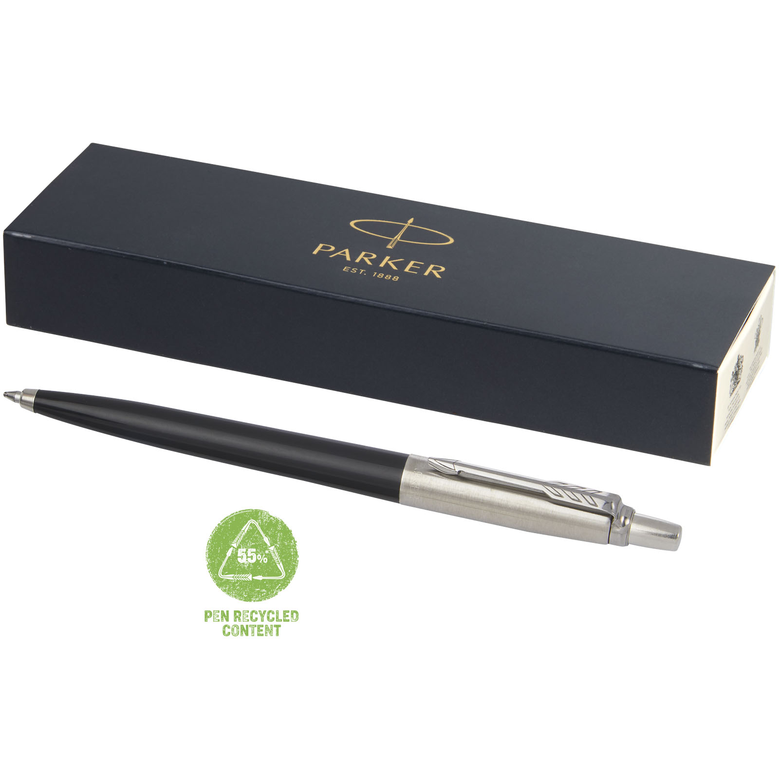 Stylo bille Parker Jotter recyclé (encre noire)