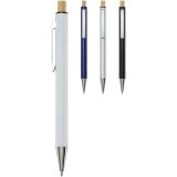 Vue 7 de Stylo bille en aluminium recyclé Cyrus (encre bleue)