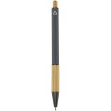 Vue 10 de Stylo bille en aluminium recyclé Darius (encre bleue)