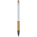 Vue 2 de Stylo bille en aluminium recyclé Darius (encre noire)
