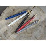 Vue 4 de Stylo bille en aluminium recyclé Nooshin (encre bleue)