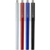 Vue 4 de Stylo roller Mauna avec gel en PET recyclé (encre noire)