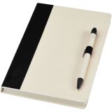 Vue 1 de Ensemble carnet de notes format A5 et stylo bille, à partir de briques de lait recyclées, Dairy Dream